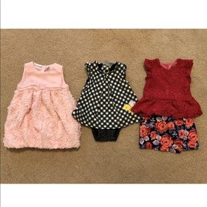 Size 12 month dress lot